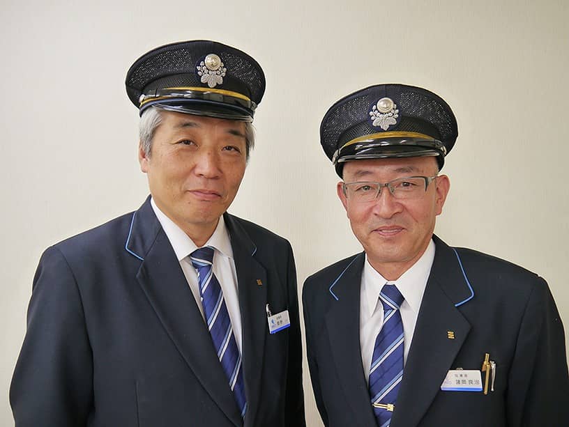 諸岡(もろおか)指導員・間野(まの)指導員のツーショット