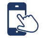 スマホで申し込むイラスト