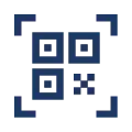 二次元バーコードのイラスト