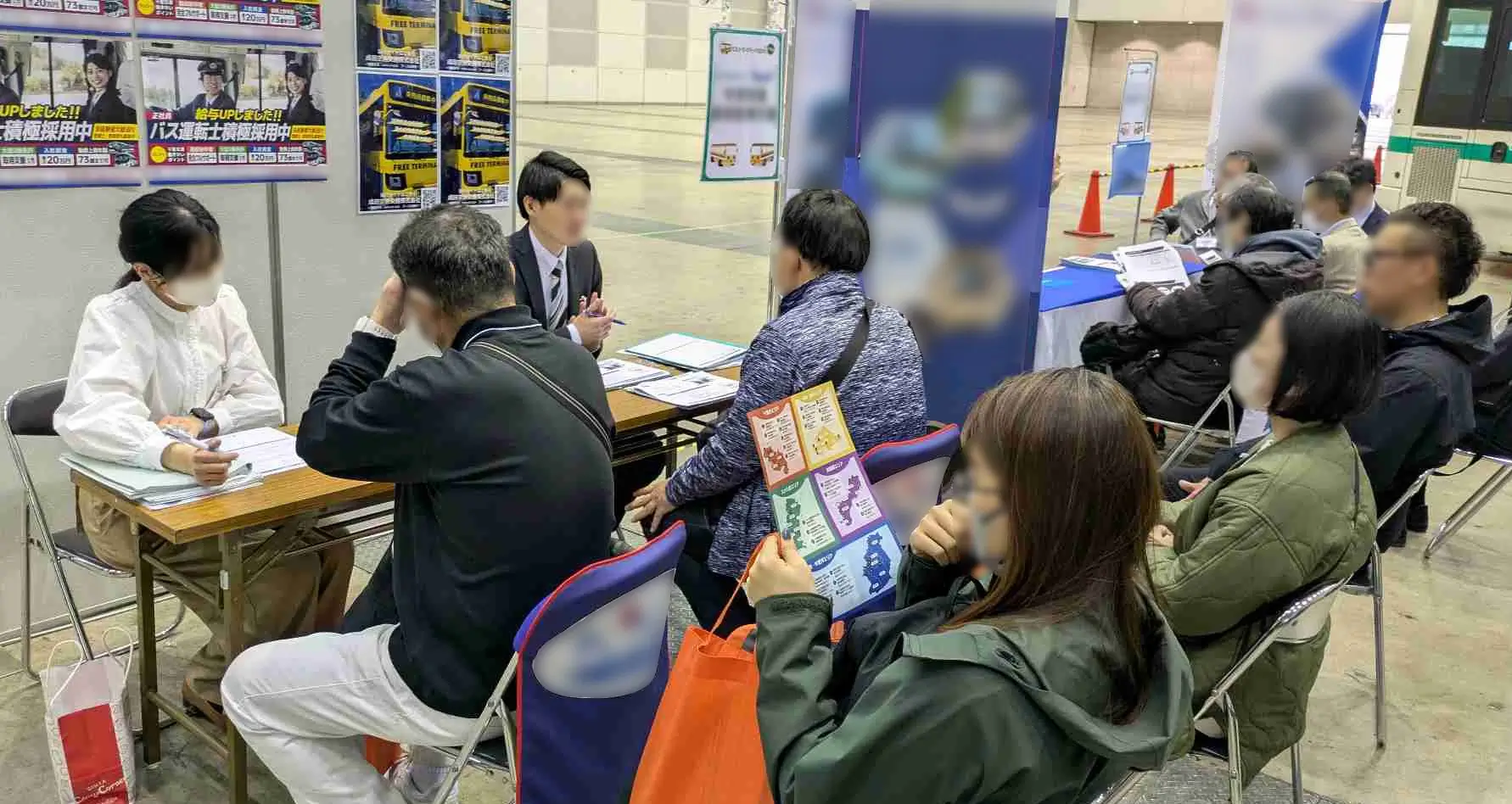 合同就職説明会の様子