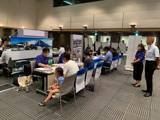 合同就職説明会の様子